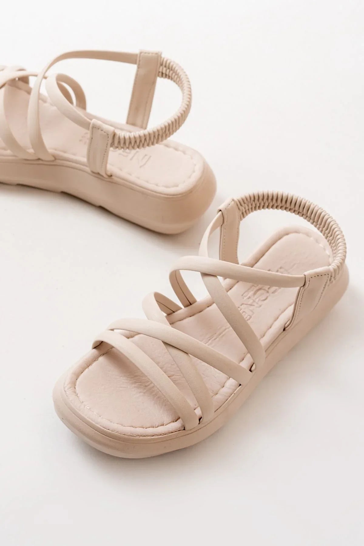 841-841 Sandales femme à élastique - Justyol