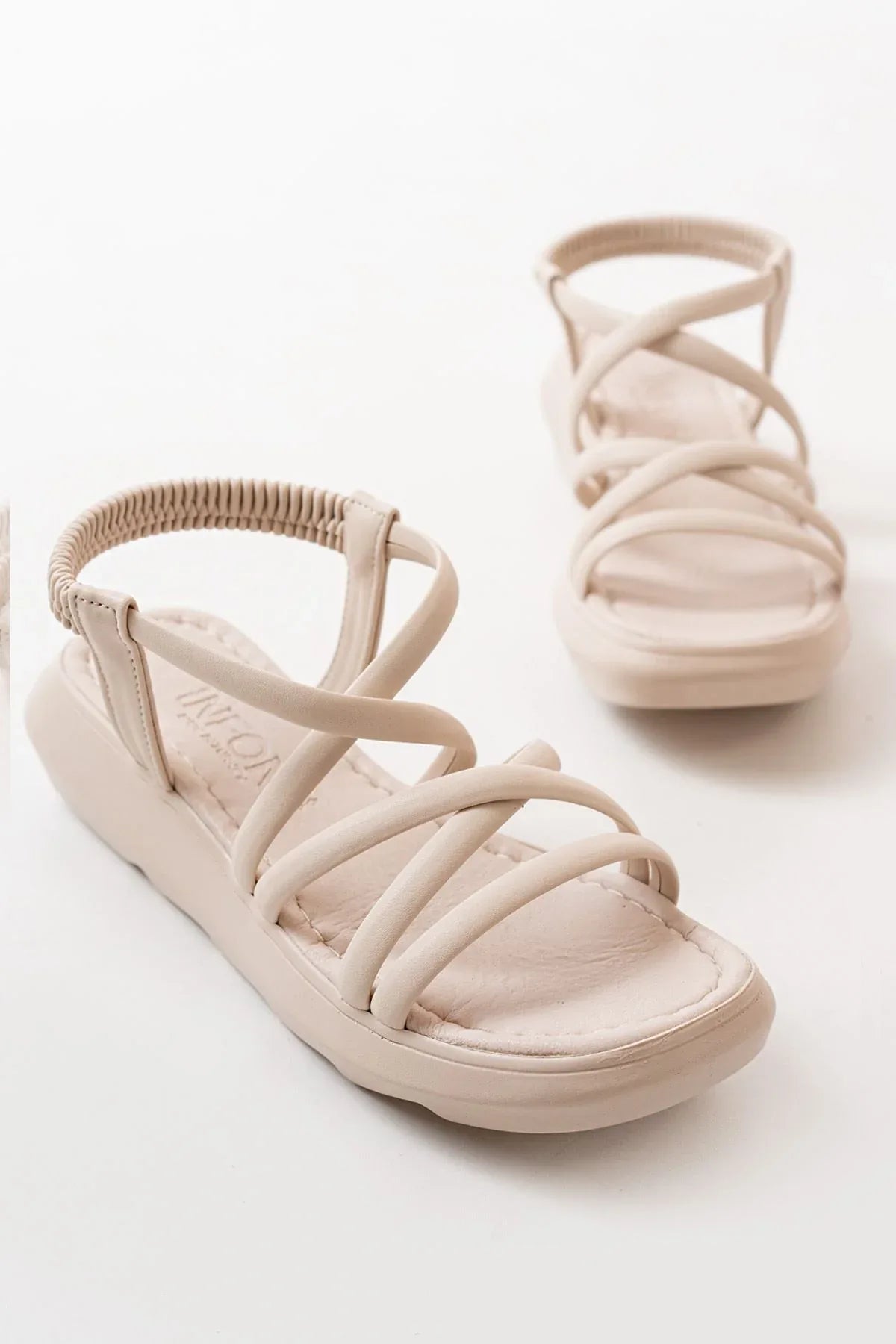 841-841 Sandales femme à élastique - Justyol