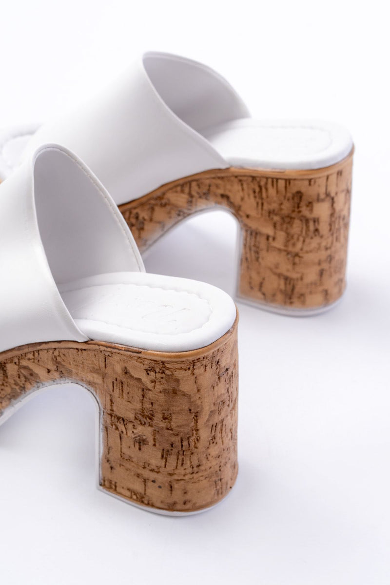 Mules Femme à Plateforme Haute 11 cm Style Liège