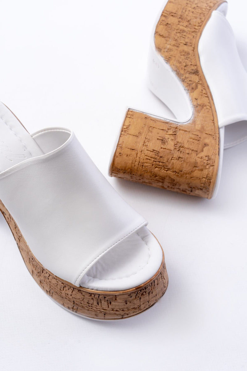 Mules Femme à Plateforme Haute 11 cm Style Liège