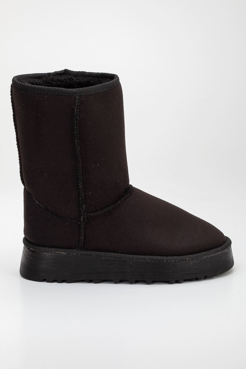 Bottes Fourrées Femme à Semelle Épaisse – Confort Hivernal et Style Tendance