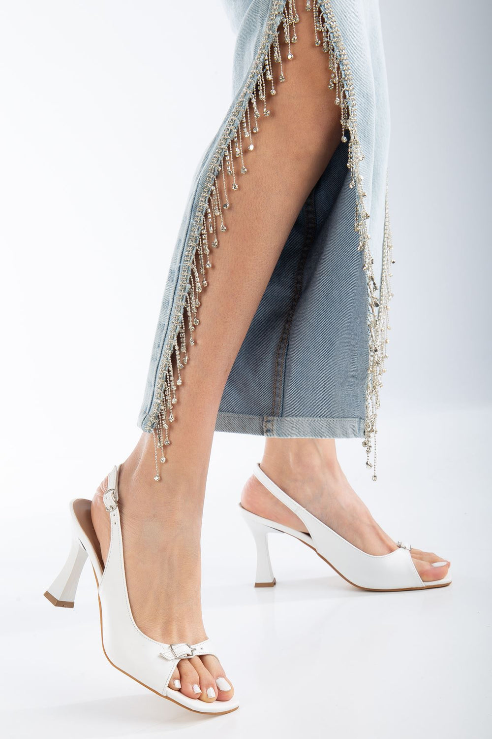 Escarpins Slingback Femme à Talon 7,5 cm – Modèle Felya