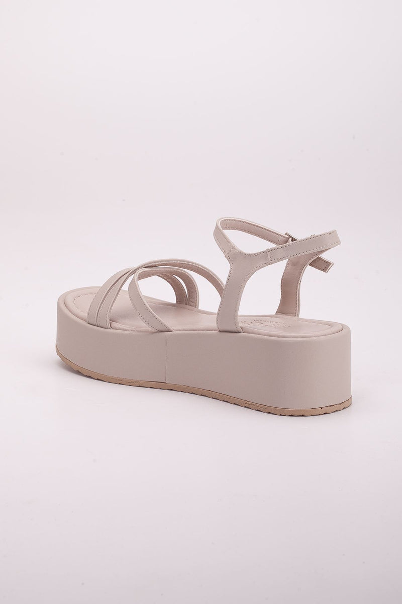 Sandales femme plateforme 5 cm – Sandales estivales confortables à bride ajustable