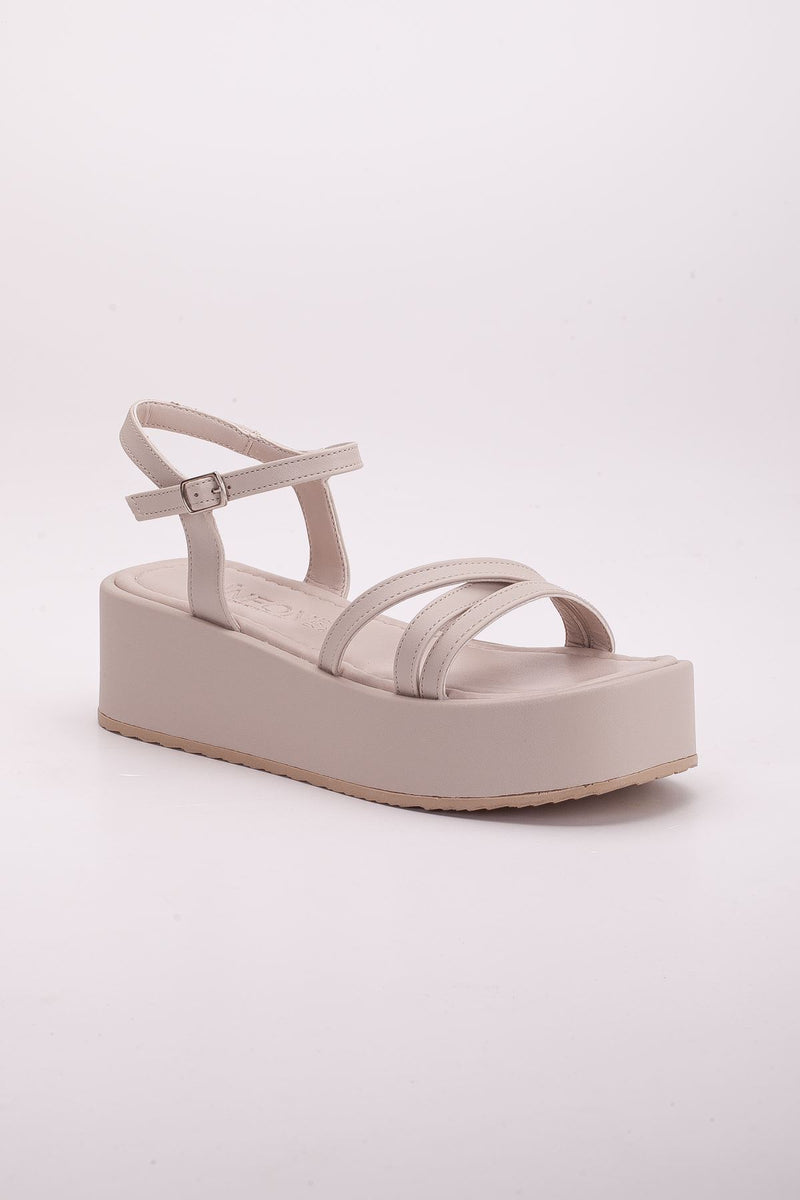 Sandales femme plateforme 5 cm – Sandales estivales confortables à bride ajustable