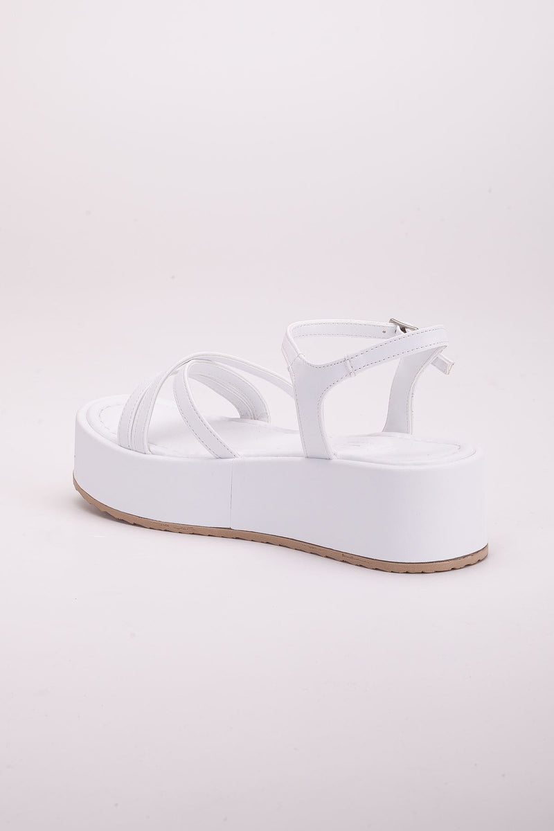 Sandales femme plateforme 5 cm – Sandales estivales confortables à bride ajustable