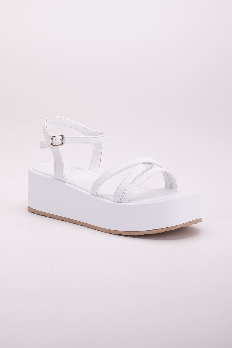 Sandales femme plateforme 5 cm – Sandales estivales confortables à bride ajustable