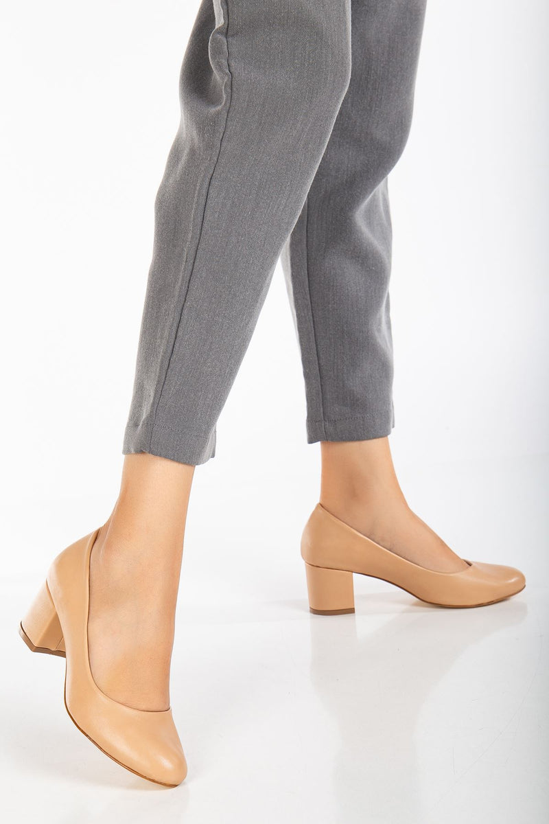 Sabots femme à boucle – Mules fermées à semelle épaisse confort 5 cm