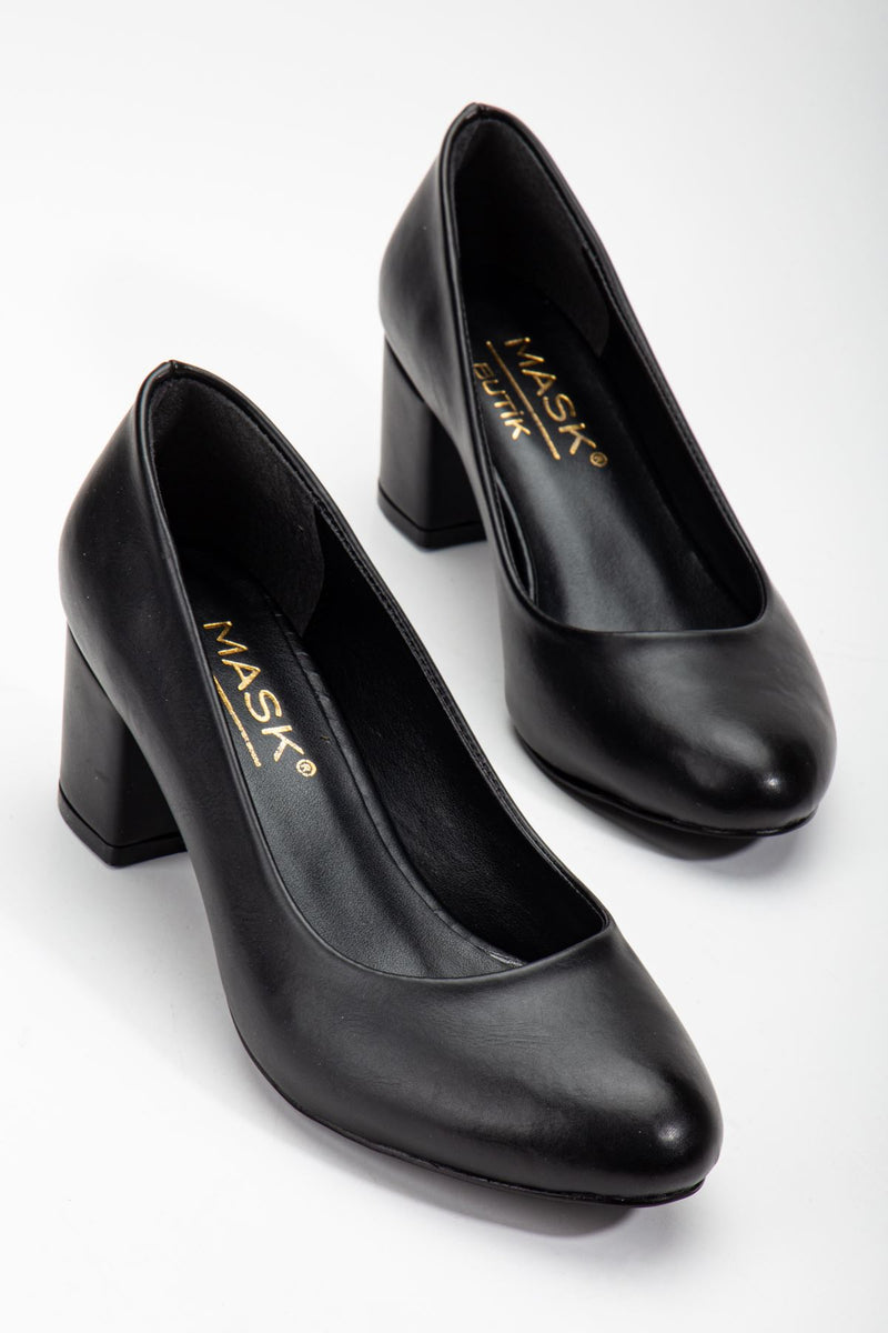 Sabots femme à boucle – Mules fermées à semelle épaisse confort 5 cm