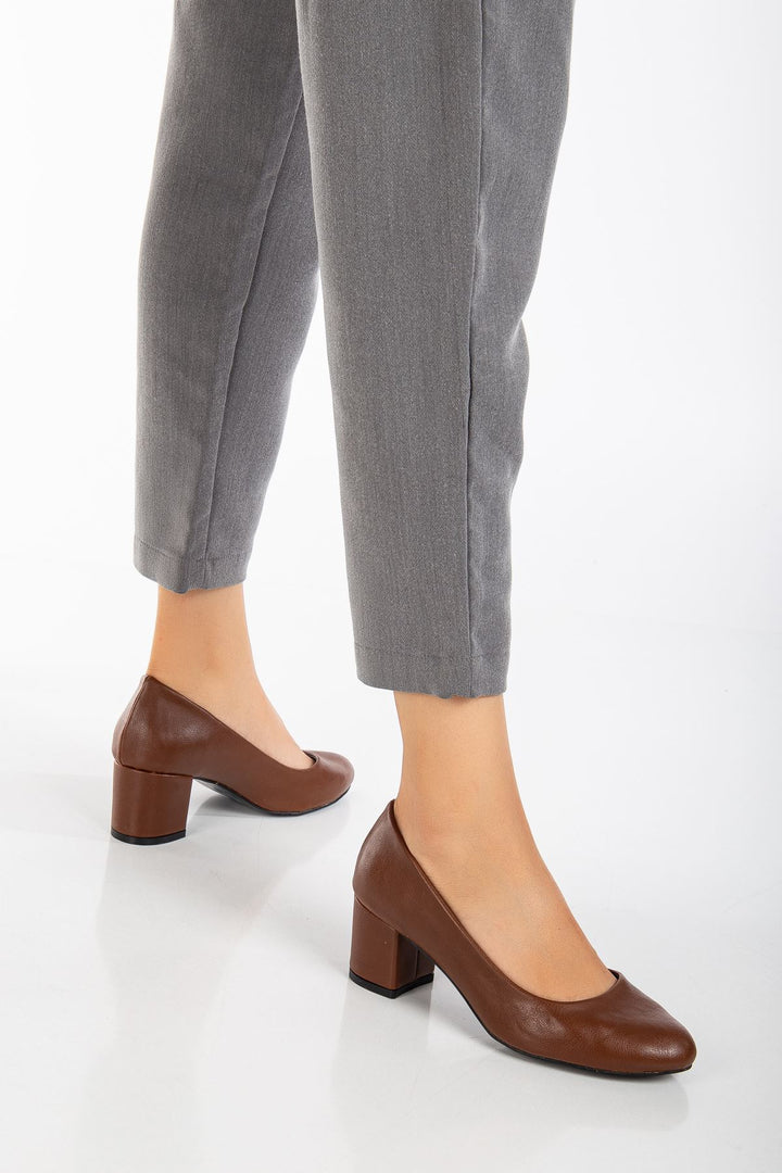 Sabots femme à boucle – Mules fermées à semelle épaisse confort 5 cm