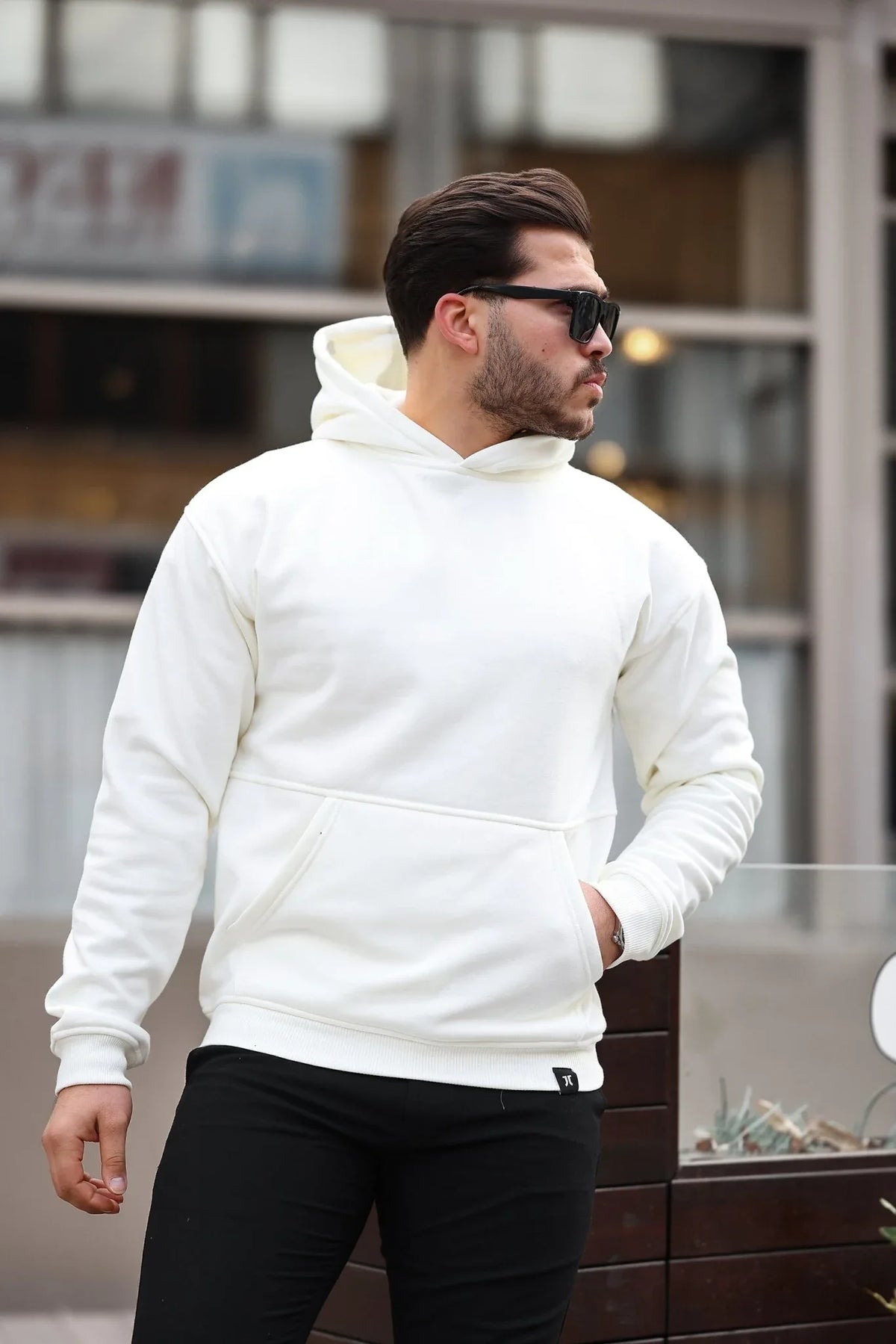 Hoodie Doux en Fleece Brossé - Confortable et Pré-Lavé, Idéal pour Toutes Occasions - Justyol