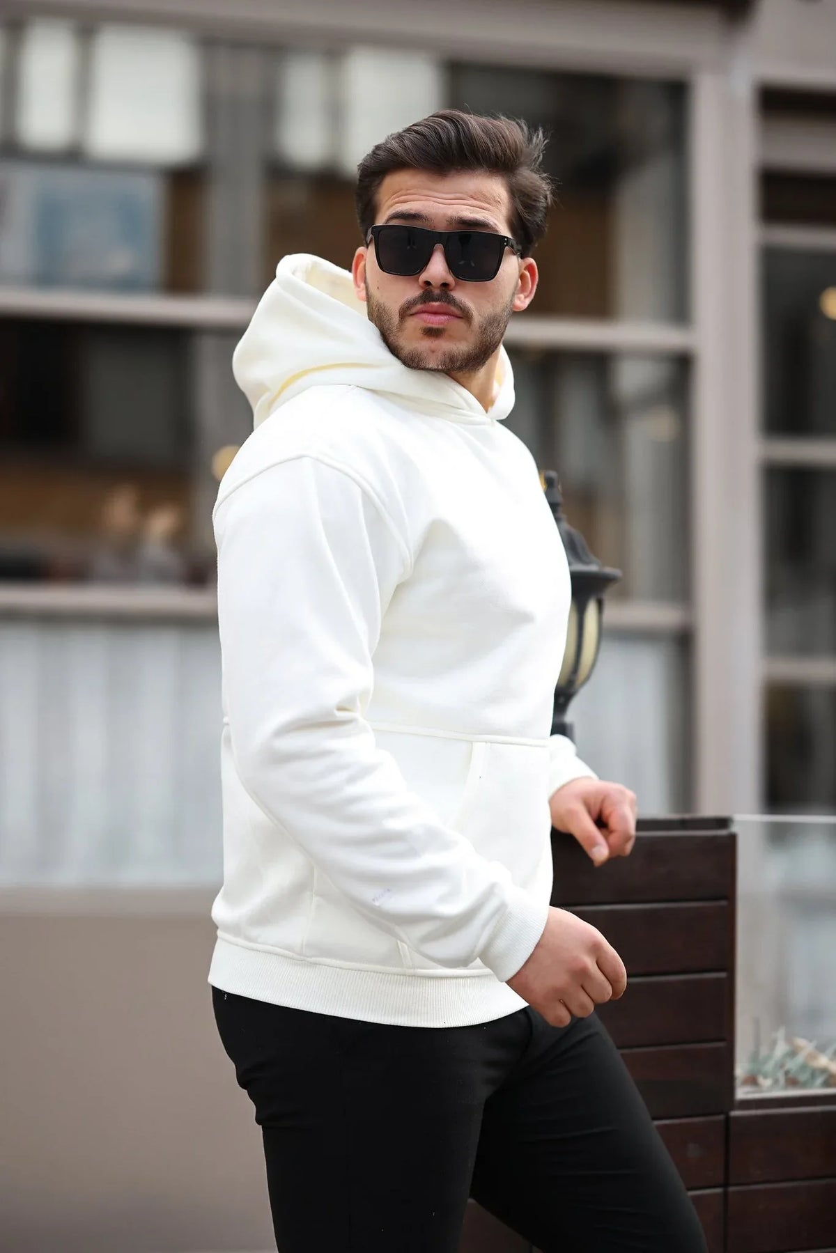 Hoodie Doux en Fleece Brossé - Confortable et Pré-Lavé, Idéal pour Toutes Occasions - Justyol