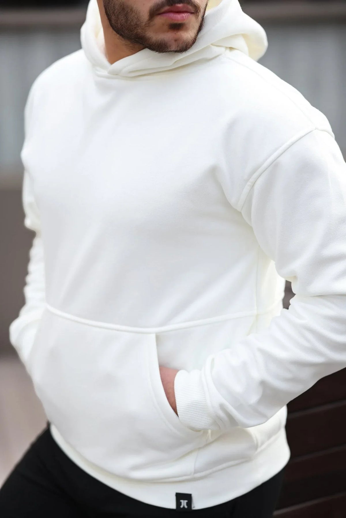 Hoodie Doux en Fleece Brossé - Confortable et Pré-Lavé, Idéal pour Toutes Occasions - Justyol
