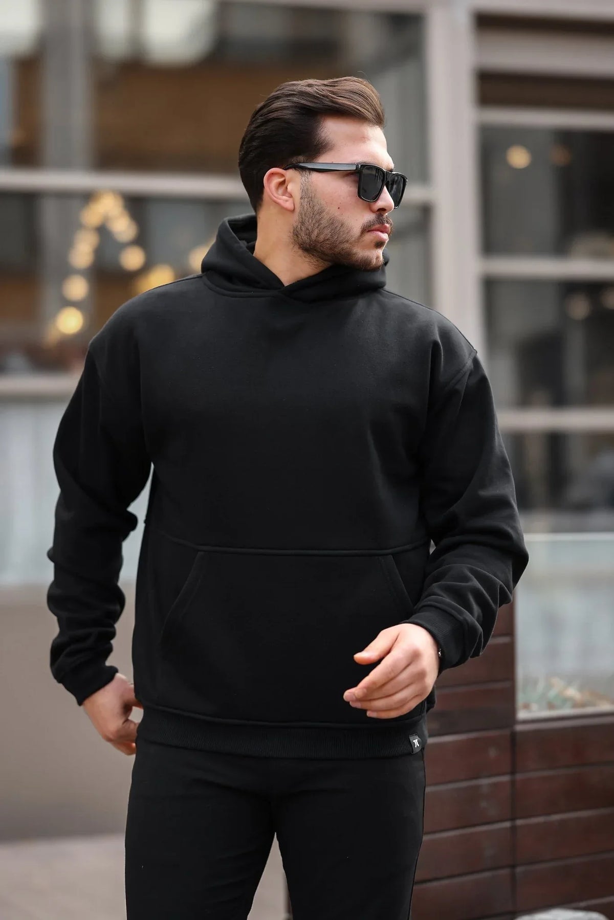 Hoodie Doux en Fleece Brossé - Confortable et Pré-Lavé, Idéal pour Toutes Occasions - Justyol