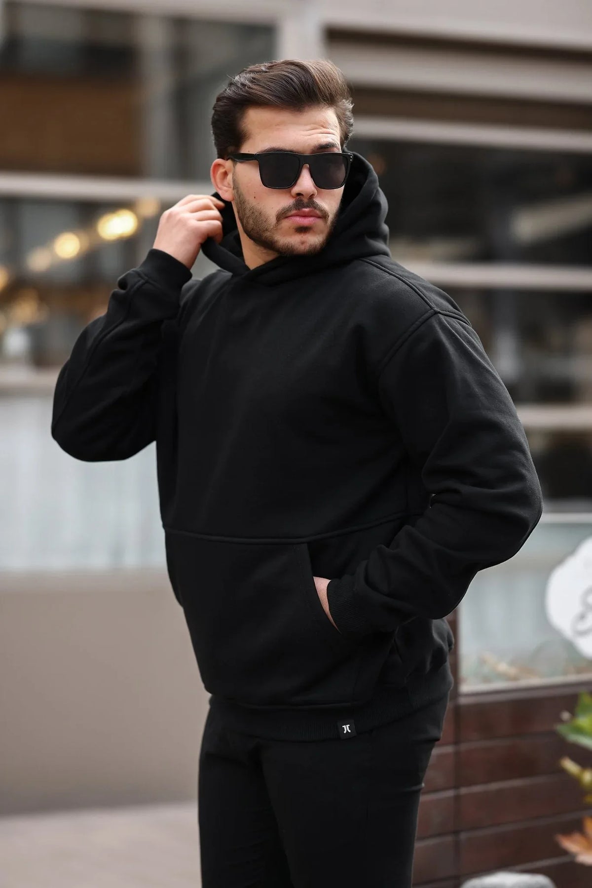 Hoodie Doux en Fleece Brossé - Confortable et Pré-Lavé, Idéal pour Toutes Occasions - Justyol