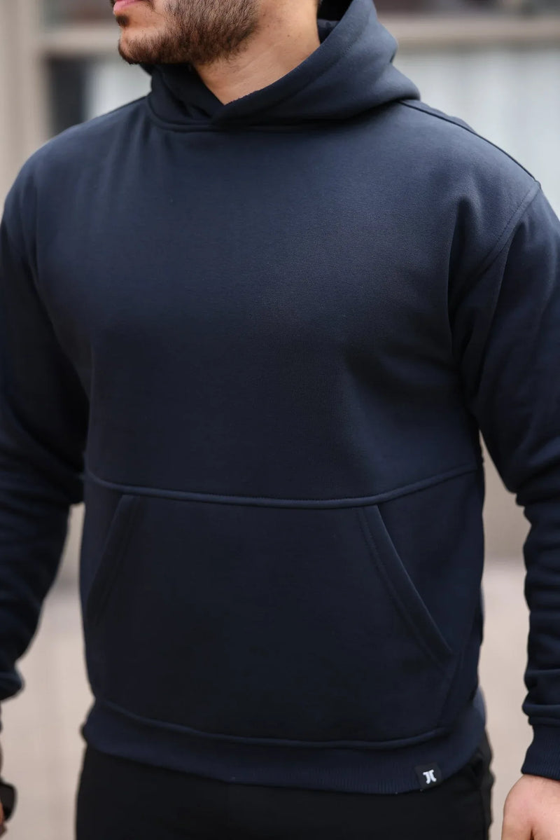Hoodie Doux en Fleece Brossé - Confortable et Pré-Lavé, Idéal pour Toutes Occasions