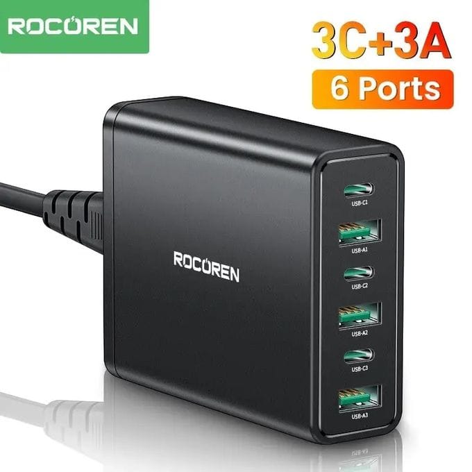 Station de Charge Rapide de Bureau Rocoren 60W