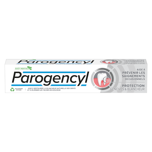 معجون أسنان PAROGENCYL لحماية اللثة واستعادة البياض الطبيعي – 75 مل