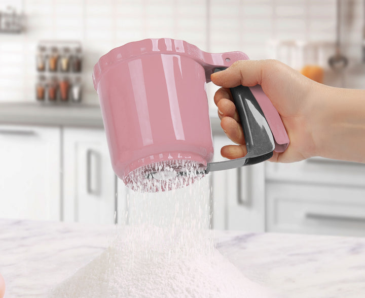 Tamis à Farine Pratique BARONESS en Acier et Plastique