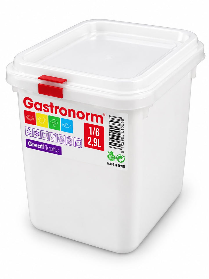 BOITE ALIMENTAIRE GASRTRONORM 1/6 2,8L