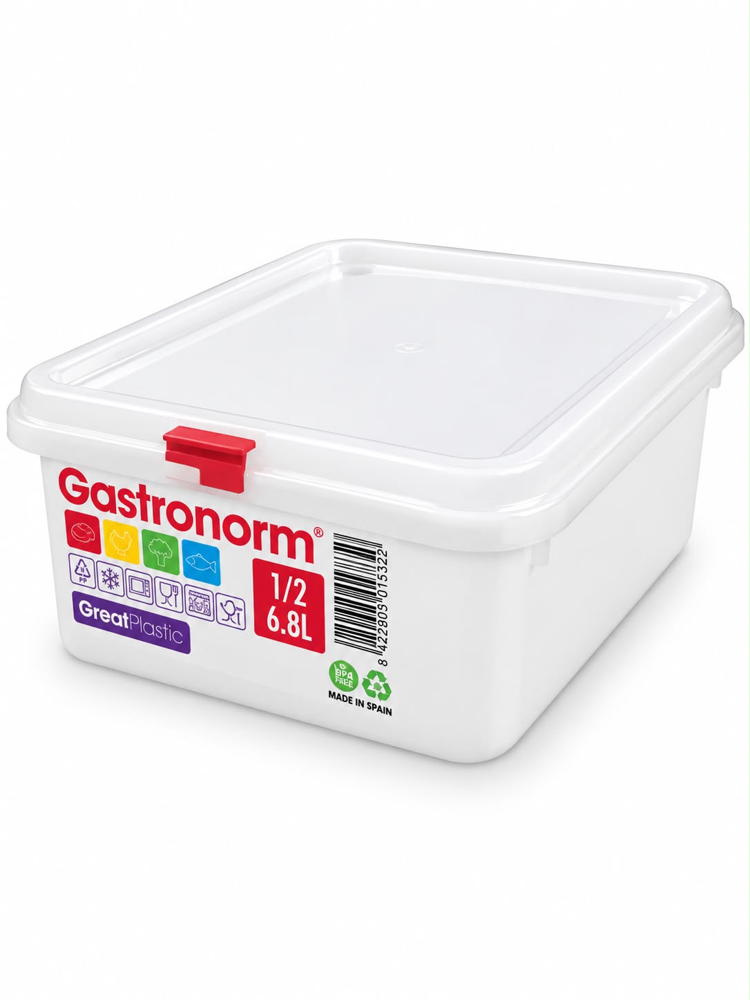 BOITE  ALIMENTAIREGASTRONORM 1/2 6,8L