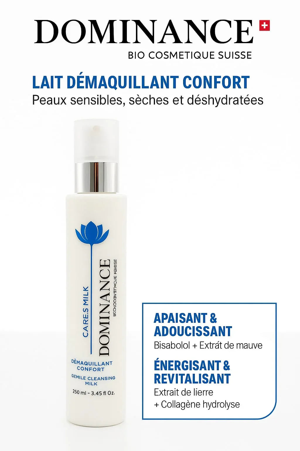 DOMINANCE LAIT DÉMAQUILLANT CONFORT - Justyol