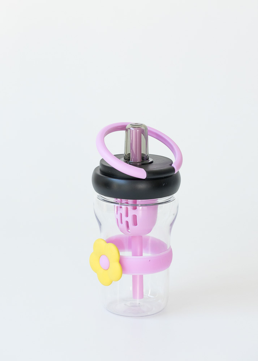 Gourde Détox avec Paille et Filtre Anti-Fuite 600 ml