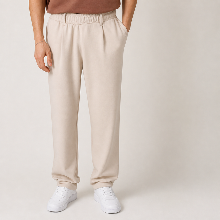 Pantalon homme casual en viscose piquée – coupe confortable et élégante-82199