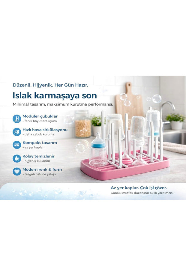 Égouttoir pour Biberons et Accessoires Bébé Multifonction