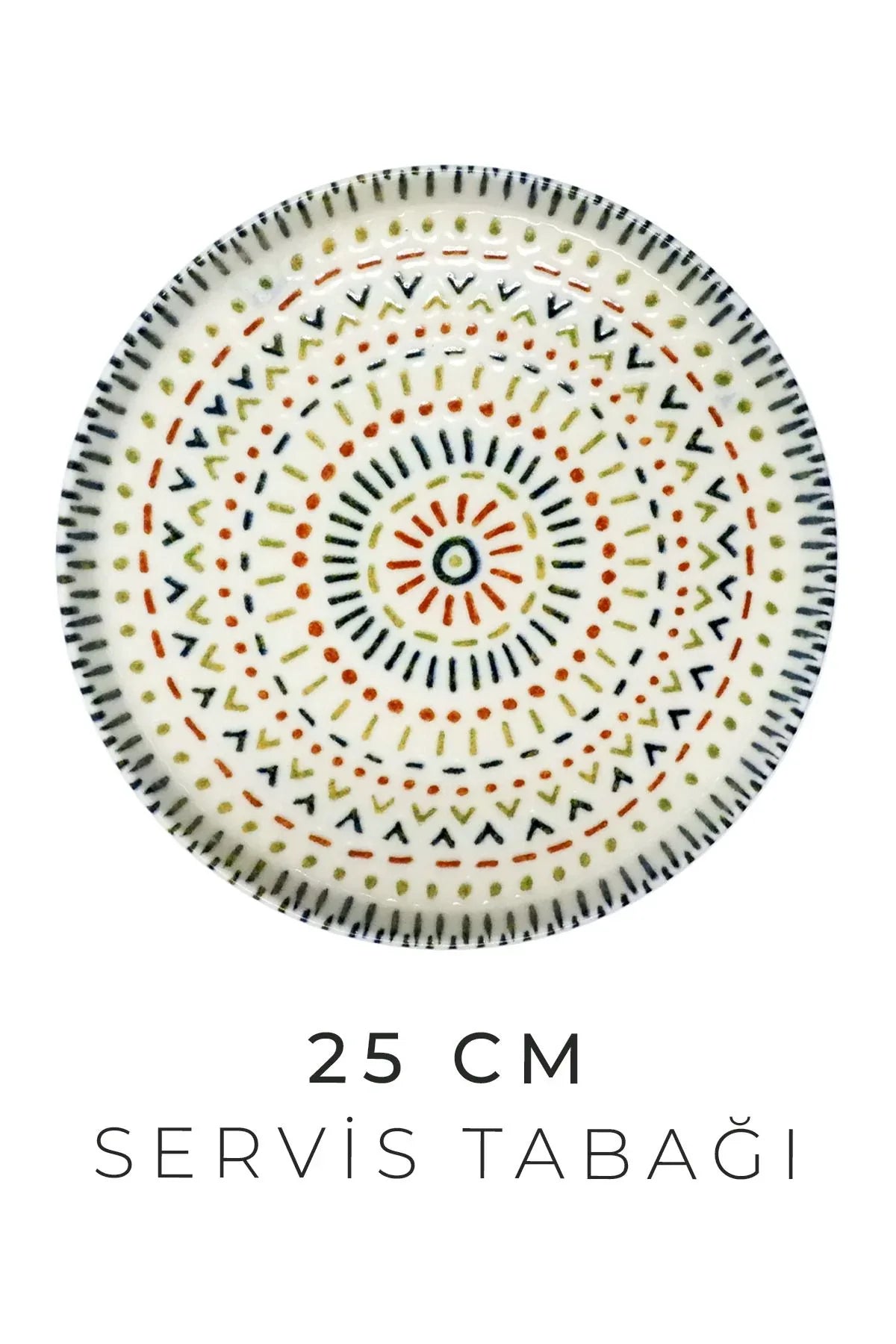 Service de table en porcelaine New Bone « Mandala Zen » 18 pièces pour 6 personnes - Justyol