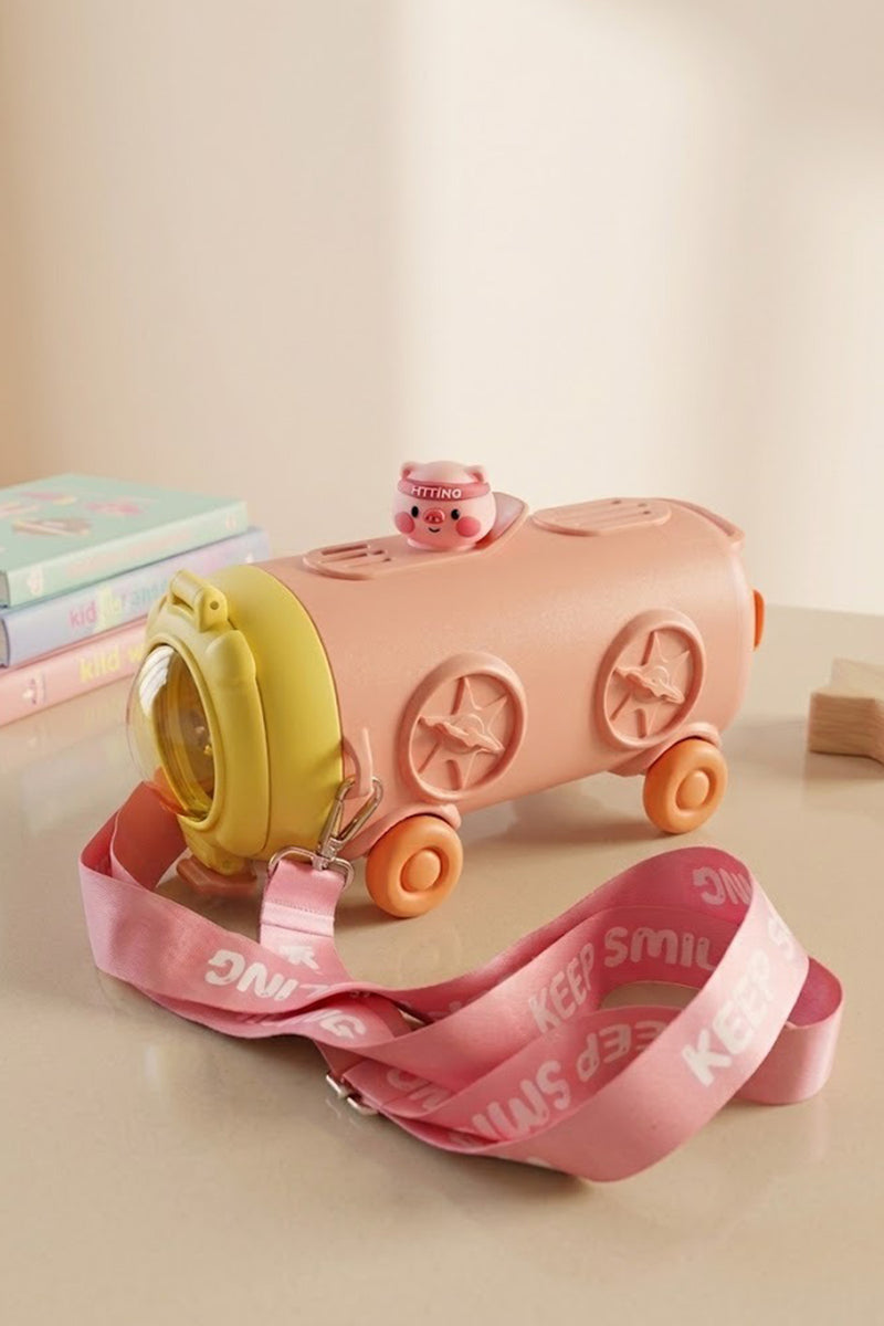 Gourde Enfant 500 ml Astronaute avec Paille et Bandoulière
