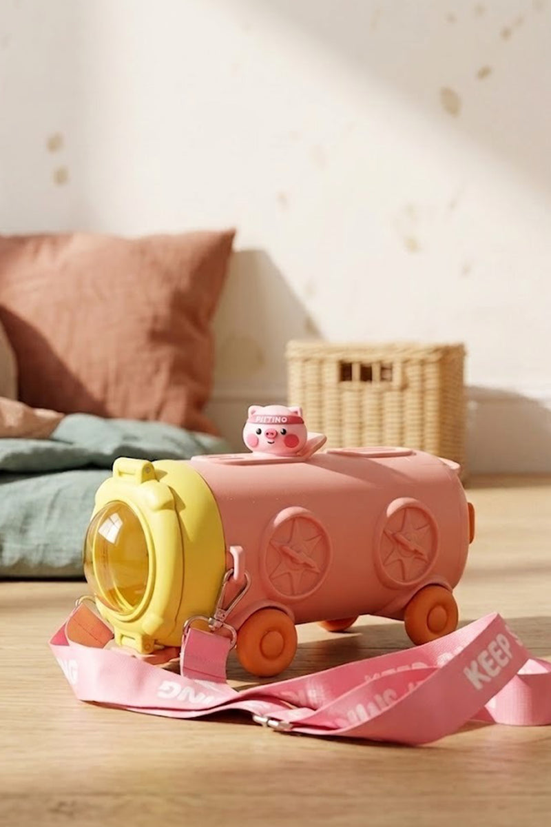 Gourde Enfant 500 ml Astronaute avec Paille et Bandoulière