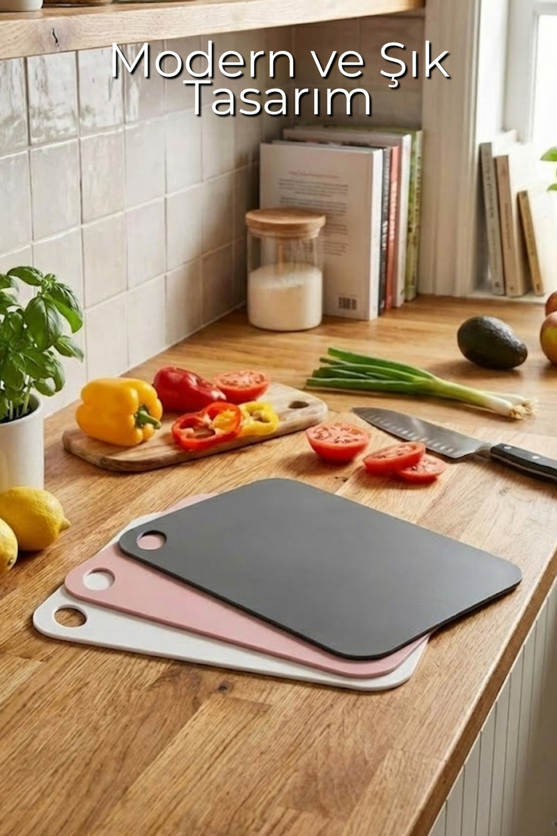 Set de 3 Planches à Découper Flexibles pour Cuisine