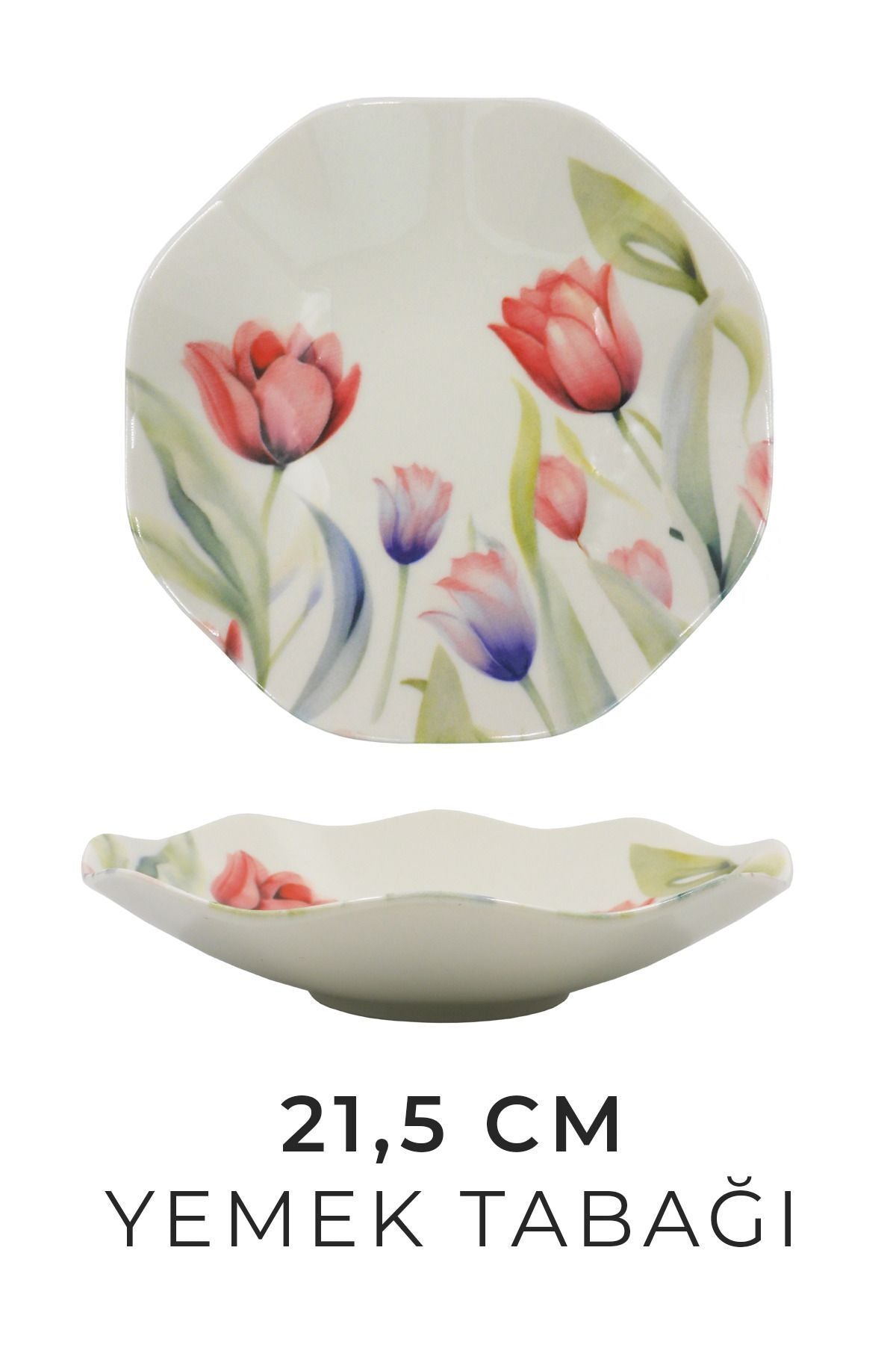 Service de table en porcelaine 6 personnes – Design rond moderne et durable