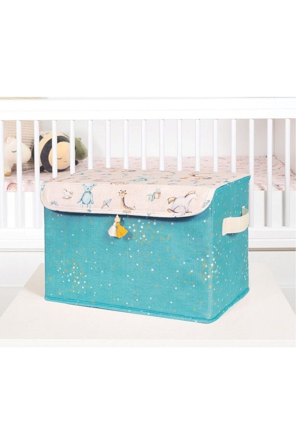 Boîte de Rangement pour Bébé | Maxi 35x24x23 cm - Organisateur Pratique et Mignon