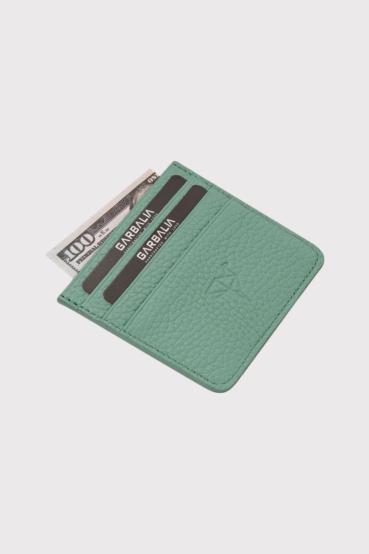 Porte-cartes unisexe fin en cuir véritable motif tressé – Noir Cape - Justyol