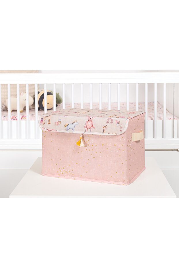 Boîte de Rangement pour Bébé | Maxi 35x24x23 cm - Organisateur Pratique et Mignon