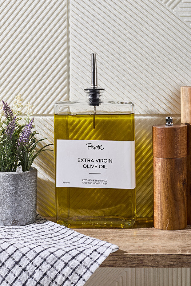 Kitchen Life Bouteille Huile & Vinaigre 750 ml en Verre