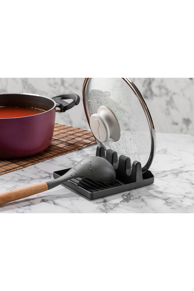Support pour Cuillère et Couvercle de Casserole – Repose-Ustensiles de Cuisine