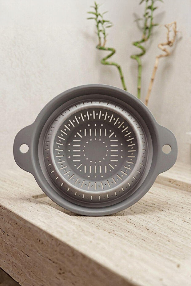 Set de Cuisine Pliable 4 Pièces – Bols et Égouttoir Multifonctions