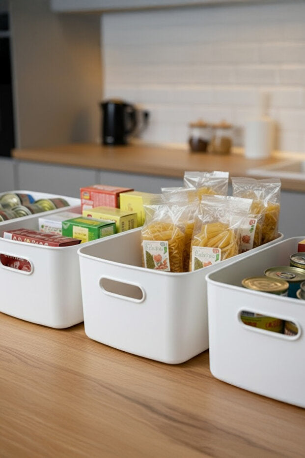 Lot de 6 Boîtes de Rangement Multifonction 4 L pour Cuisine et Maison