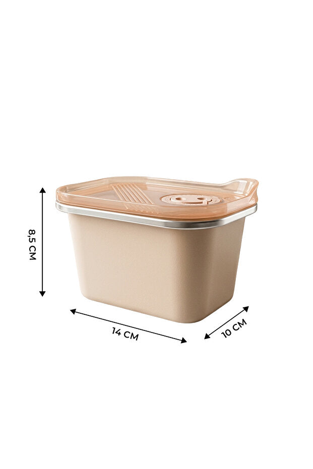 Boîte de Conservation Sous Vide en Inox 304 – 500 ml | Contenant Alimentaire avec Couvercle