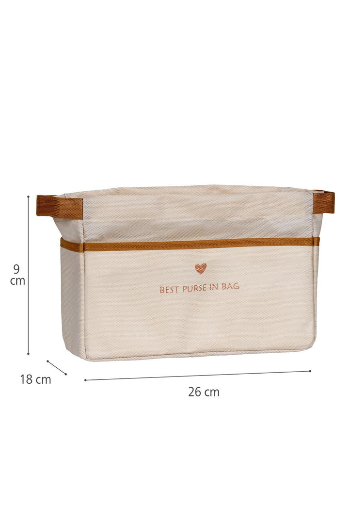 Organiseur Intérieur pour Sac Tote 26x18x9 cm