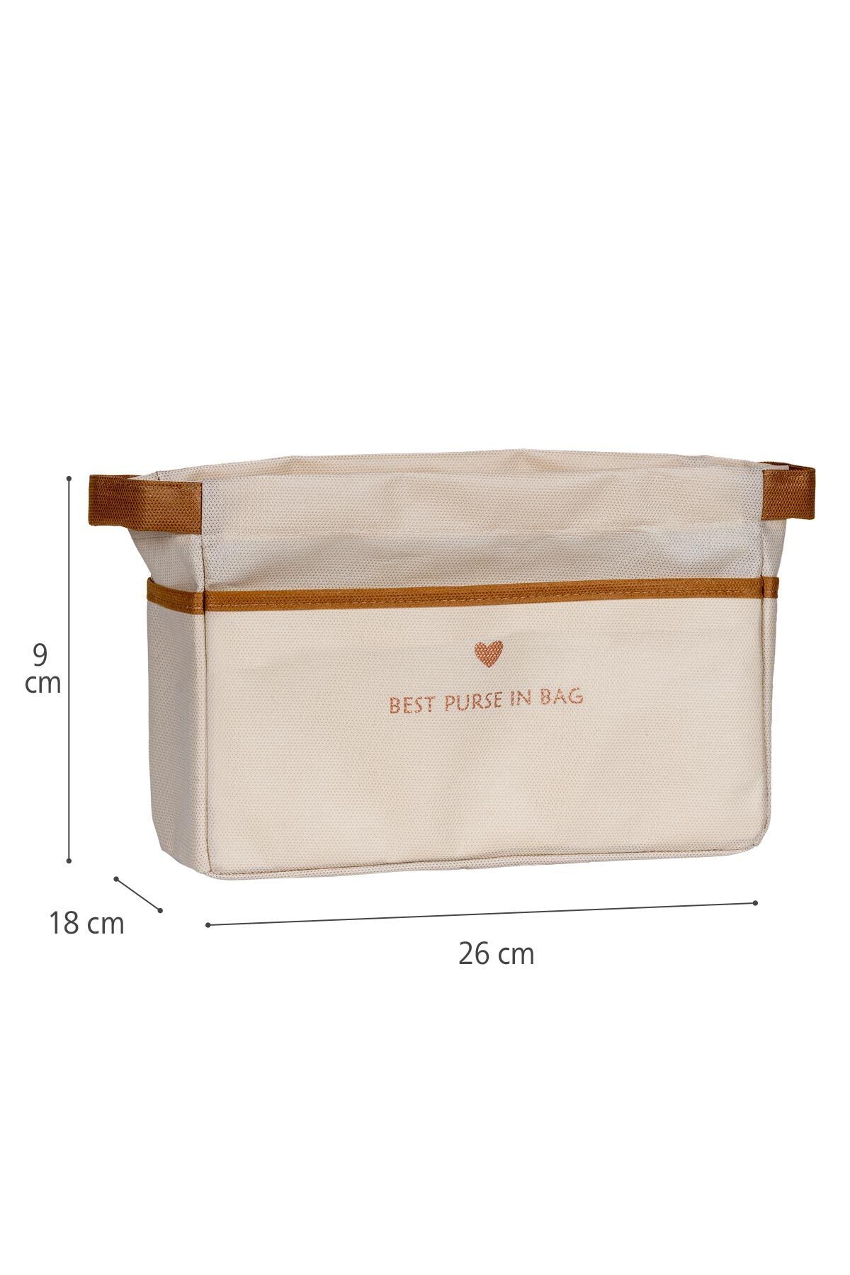 Organiseur Intérieur pour Sac Tote 26x18x9 cm