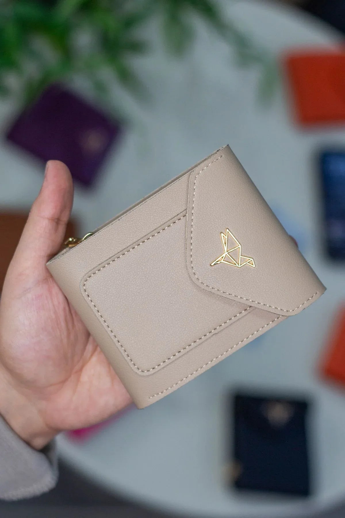 Portefeuille femme vegan zippé avec porte-monnaie et multi-compartiments – Peru - Justyol