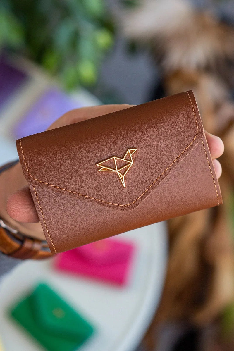 Portefeuille Femme en Cuir Vegan Accordéon – Porte-Cartes Lviv