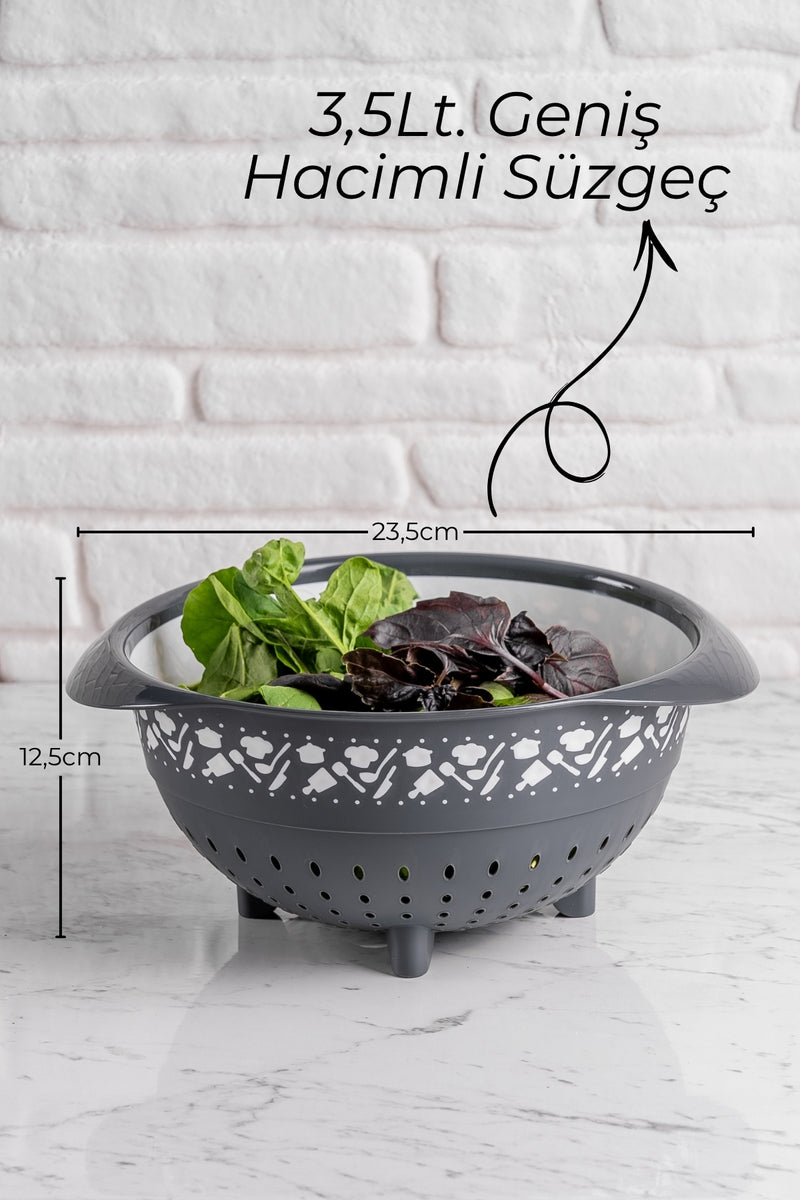 Set de 3 Pièces Passoire et Bols – Cuisine Pratique