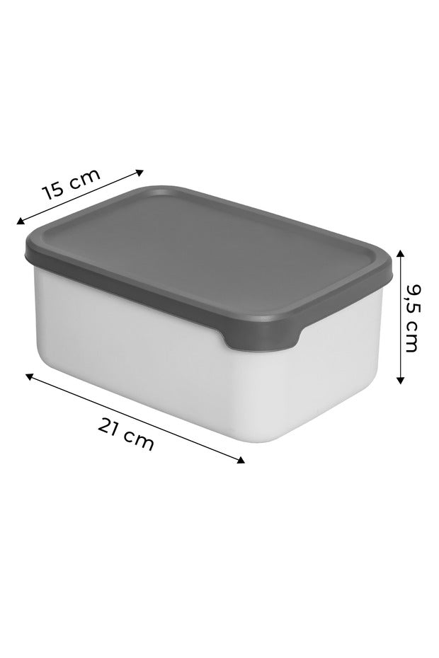 Boîte de conservation rectangulaire 2600 ml grande capacité