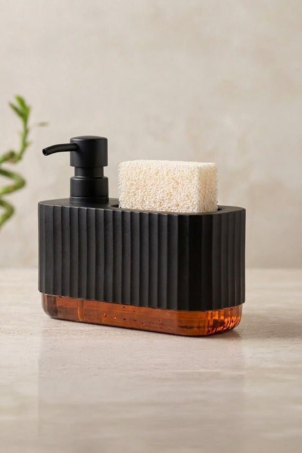 Distributeur de Savon Liquide avec Porte-Éponge