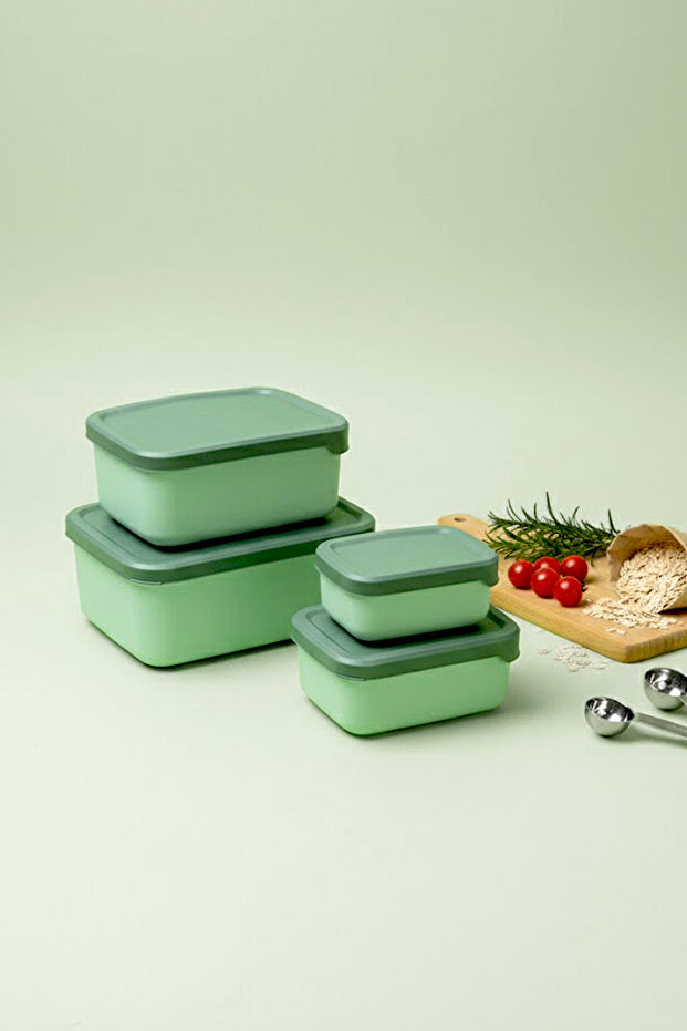 Lot de boîtes de conservation couleur Vert