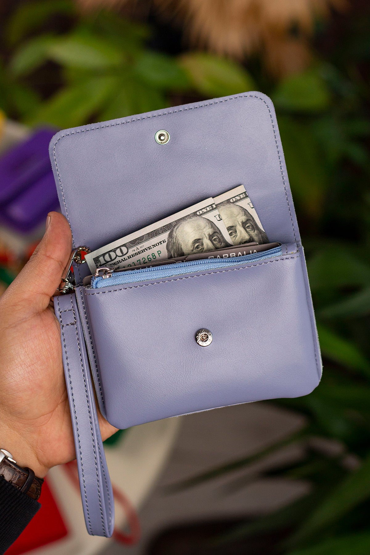 Portefeuille Femme Élégant en Cuir – Multicolore et Pratique